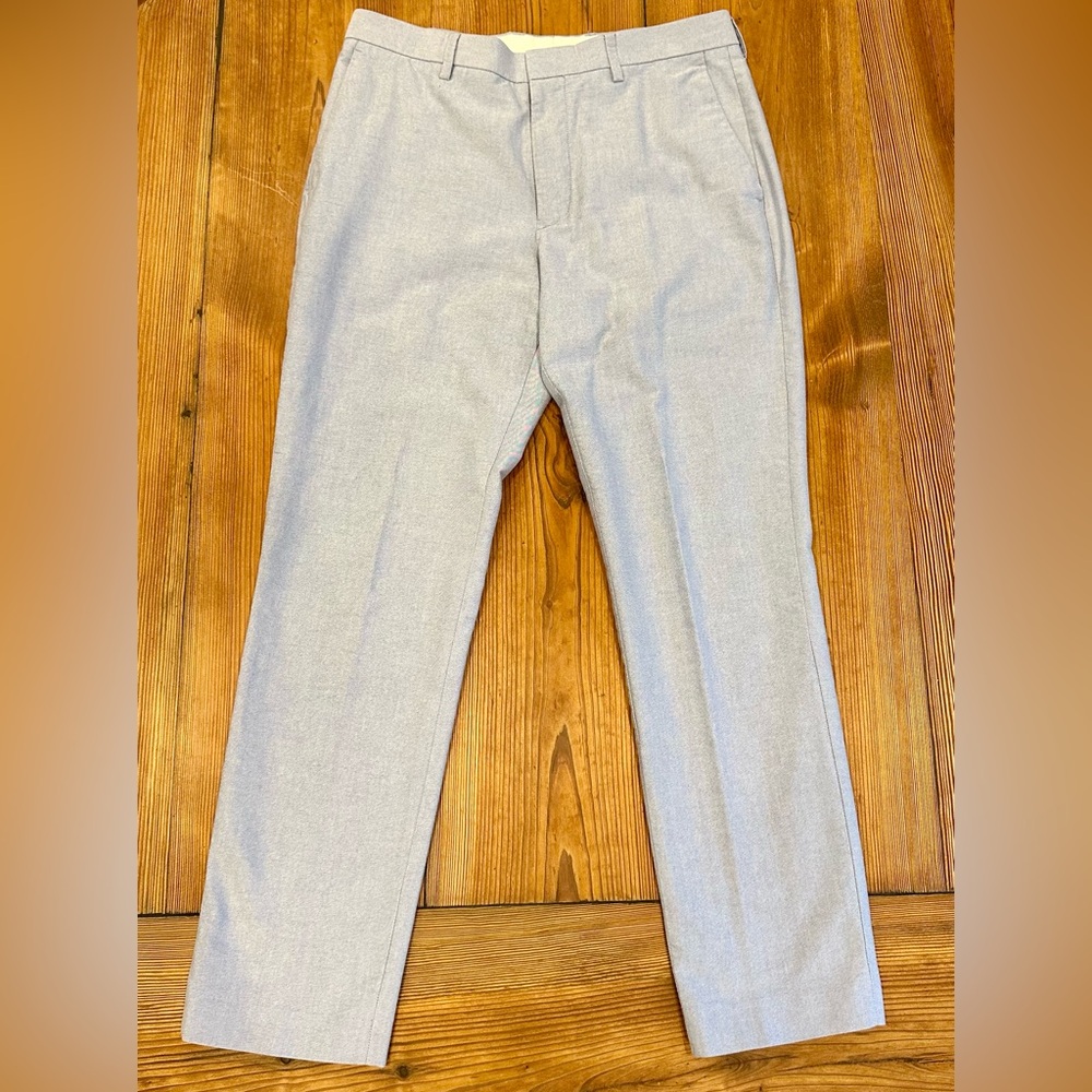 J. Crew Ludlow Slim Blue Trousers